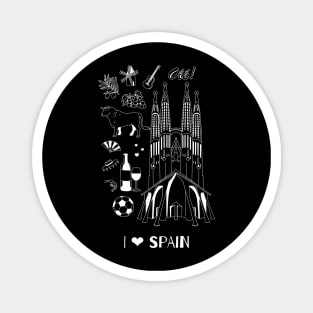 I Love Spain Magnet